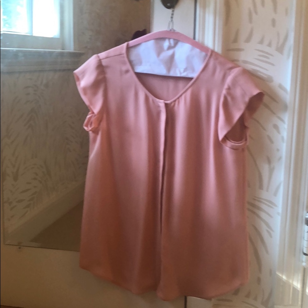 Joie rose colored blouse